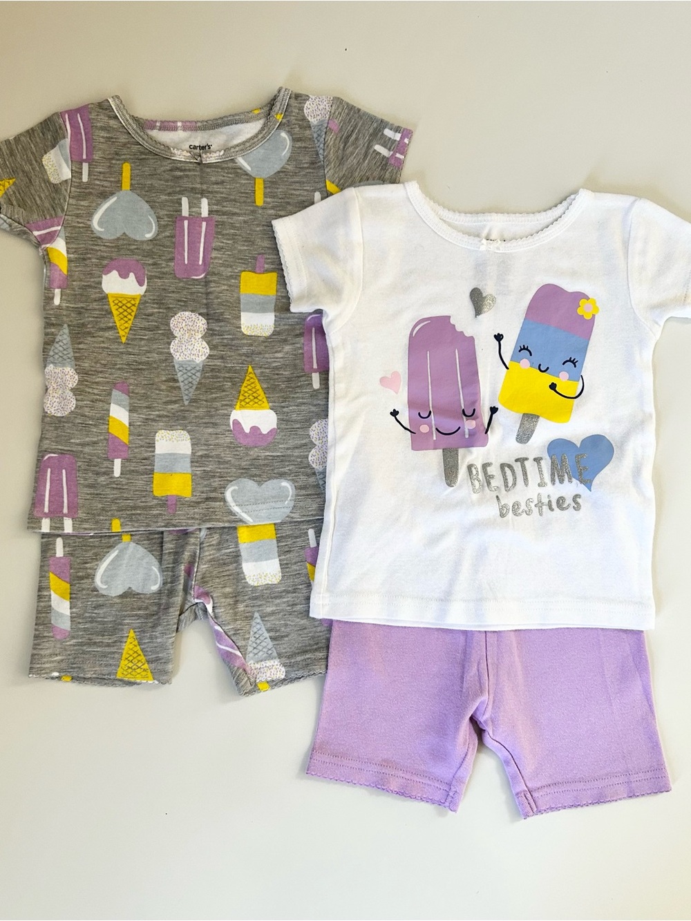 Carter's Toddler Girls Ice Cream Popsicle Pajama Set